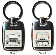 MG Midget Mk1 (disc wheels) 1961-64 Keyring 5